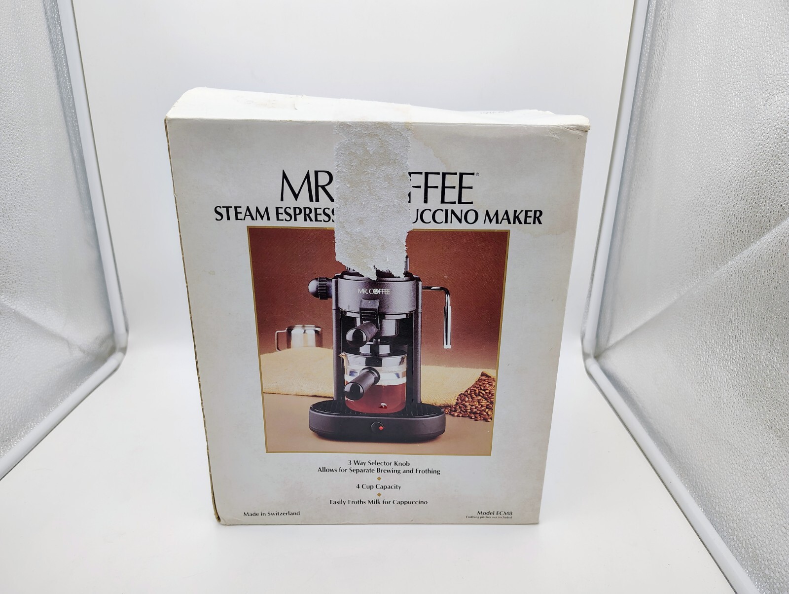 Mr. Coffee Espresso Maker Model ECM 8 New Open Box