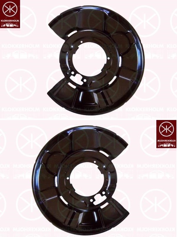 ATEC Germany 2x Ankerblech Hinten Links & Rechts Spritzbelch Deckblech Für Bremsscheibe Kompatibel Mit BMW 1er (E81)(E87)(F20)(F21)(E88)(E82), 3er (E90 )(E93)(E92)(E91)(F30, F80)(F31)(F32, F82)(F36