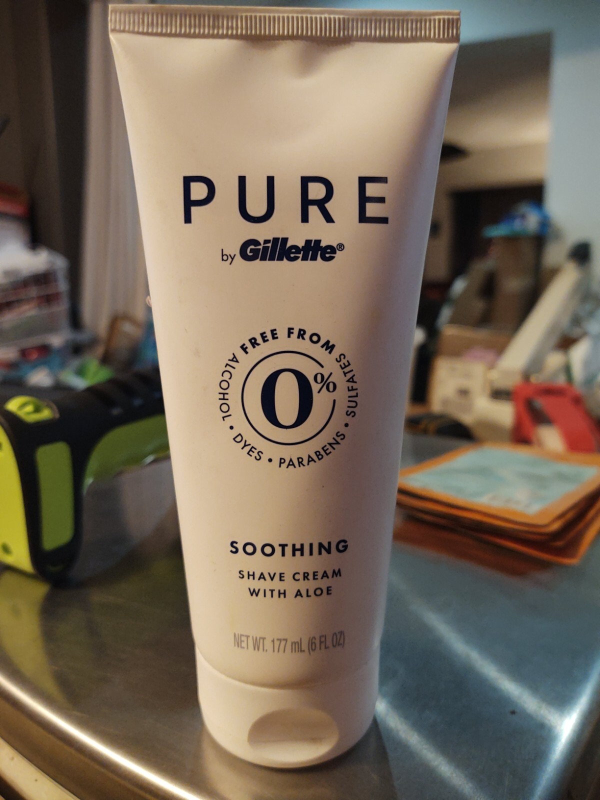 Gillette Pure Shave Cream with Aloe 6oz 47400666252 eBay