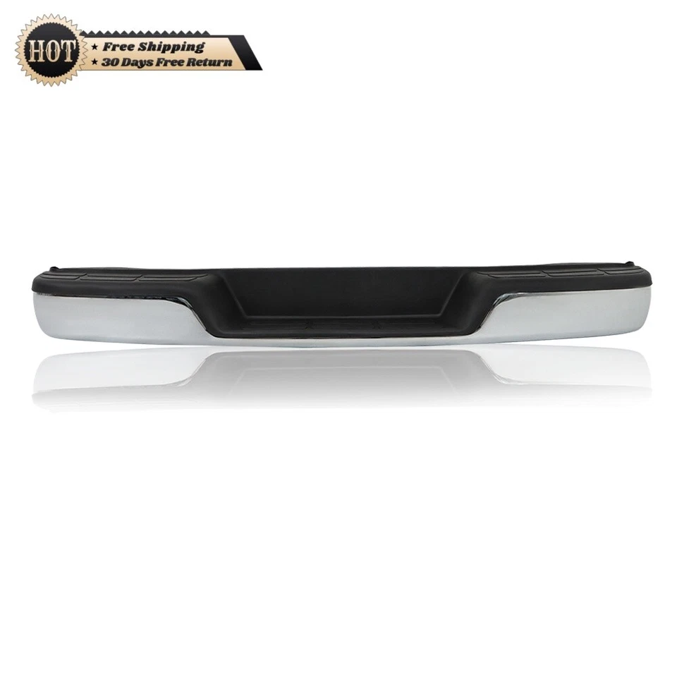 Steel Chrome Rear Step Bumper Fit For Chevy Express/ GMC Savana 1996-2022 2023 Foto 2 de 4