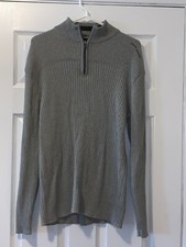 DKNY JEANS MENS GRAY XL SWEATER