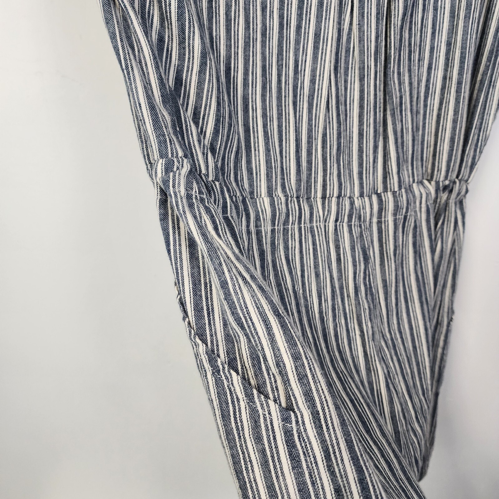 Universal Thread Romper Womens Small Striped Butt… - image 8