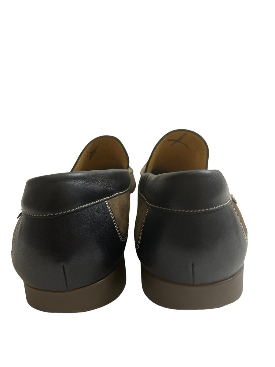 Mephisto Cool-Air Suede Dark Brown Loafers Men