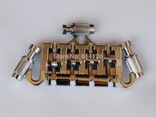 3 Point Bass Guitar Bridge Tailpiece Chrome Fit Epi