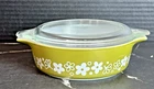 Vintage 1970's Pyrex Butterfly Green # 471 Casserole Dish with Lid/500 ML- USA