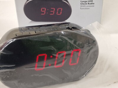 GROSSER LED Digital Radiowecker MIT SCHLUMMER GRÖSSE 88 (H) X 140 (W) X 70 (D)