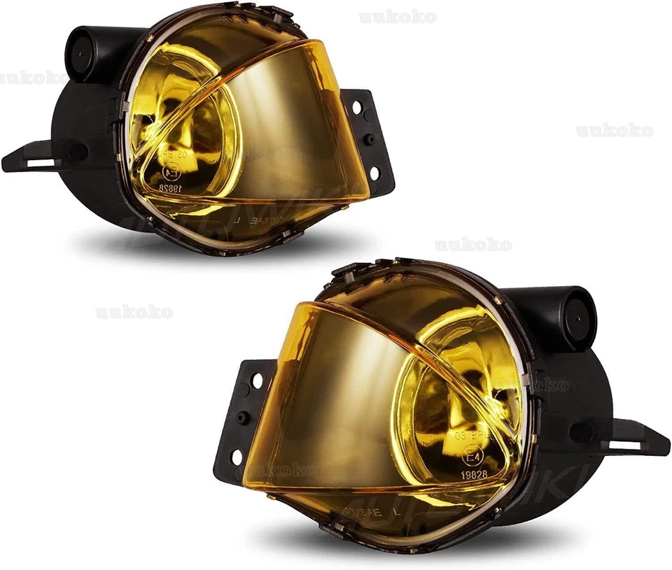 Fog Lights For 06-08 BMW E90 E91 328i 330i Sedan Front Bumper Fog Lamp Yellow Foto 4 de 4