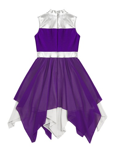 Girls Dress Dance Gown Liturgical Praisewear Lyrical Costume Cross Robe Praise - Picture 37 of 52