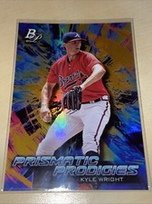 2018 Bowman Platinum Prismatic Prodigies Kyle Wright #PPP-37 Orange Parallel /25