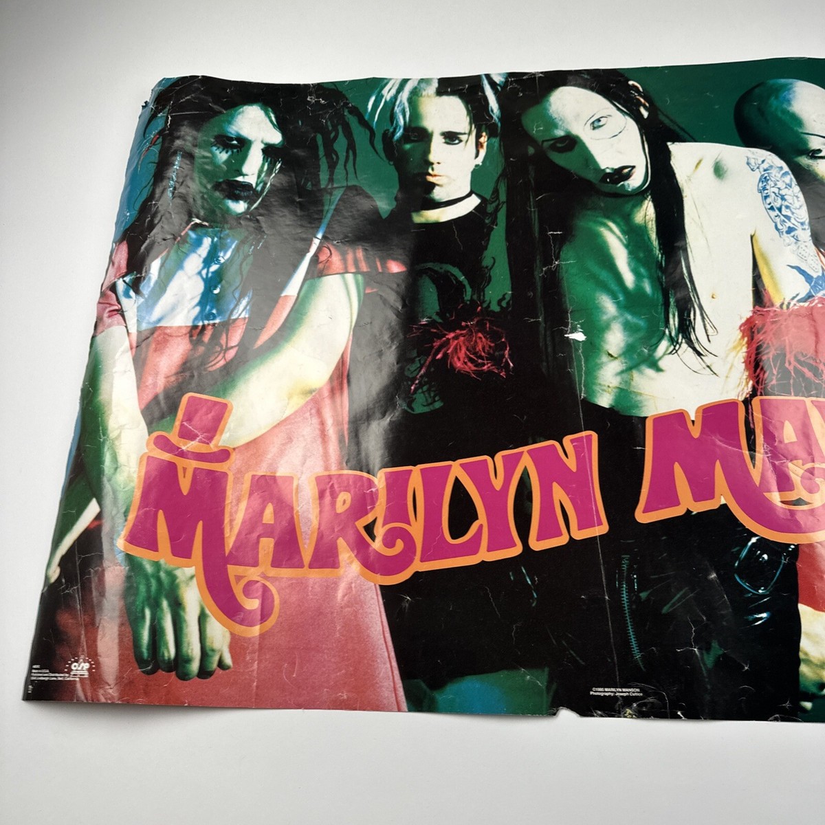 90s vintage poster「MARILYN MANSON」 MARILYN MANSON, RARE REPRODUCTION 1990's POSTER | eBay