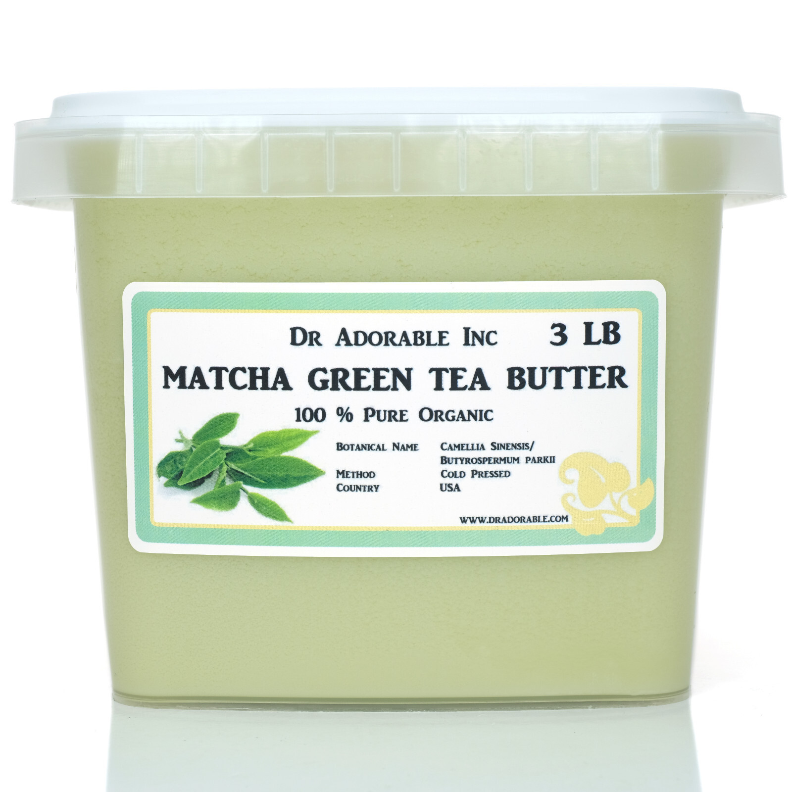 Matcha Butter Refined Organic 100% Pure  2oz Up To 12lb Free Shipping!
