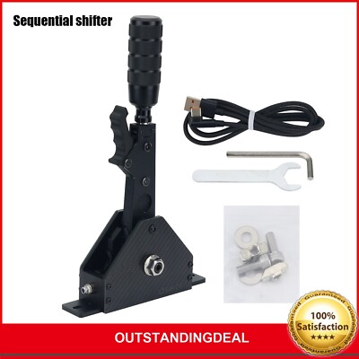 SIMDT SR Black SIM Racing Sequential Shifter for Logitech G29 Thrustmaster ot25