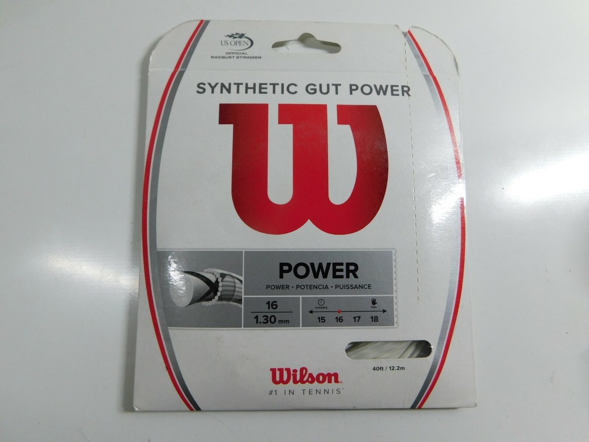 ウイルソン　ガット　Wilson SYNTHETIC GUT POWER 16 Amazon.com : Wilson Synthetic Gut Power 16 Tennis String