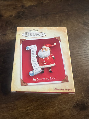 ''So Much to Do!'' Hallmark Ornament (2004)