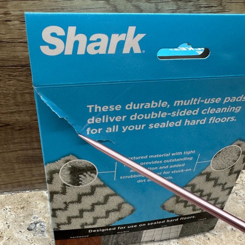 Shark Steam Pocket Dirt Grip waschbar 2 Pads kompatibel mit allen Haien Neu im Karton - Bild 3 von 11