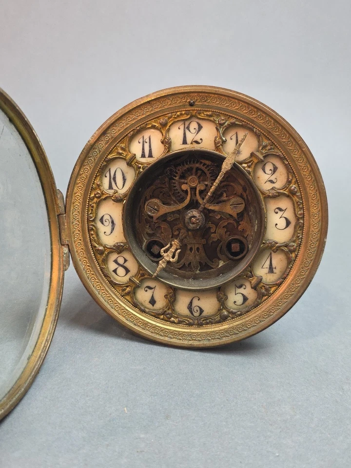 AD Mougin France Vintage Ornate with Glass Bezel & Movement - Image 2 of 4