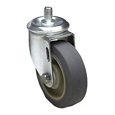 Zoro Select P12s-Prp035d-St12 Stem Caster, Threaded, 3-1/2" Wheel Dia.,