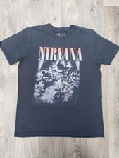 Nirvana Offical T-Shirt Men's Size Small Short Sleeve Black. VGC Official Merch