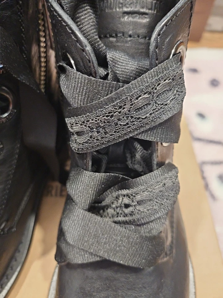 Zadig & Voltaire Laureen Roma Leather Boots Size 39 - Image 3 of 4