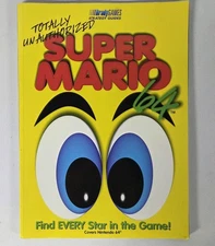 Suoer Mario 64 Walkthrough Book Guide VTG Totally Unathorized