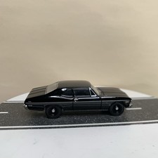 Greenlight Black Bandit 1968 Chevy Nova SS Gloss/Matte Stripes 1:64 NM