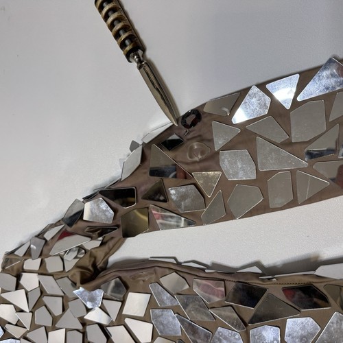 Womens Born in Stockholm Blair Luxury Mirrored Bodysuit BURNING MAN **FLAWS** - Picture 8 of 15