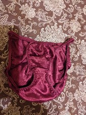 Vintage Victoria's Secret Satin String Bikini Panties Size P