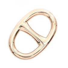 Hermes Chaine d'Ancre Scarf Ring GP Gold Women’s Jewelry Used From Japan