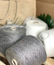 Lace KID MOHAIR WOOL Yarn on Cone for Hand Machine Knitting USA TARIFF FREE 