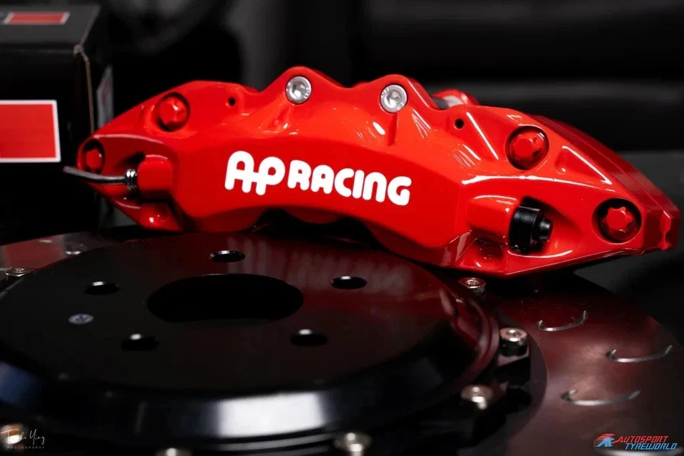 AP RACING PINÇA DE 6 POTES + KIT DE FREIO GRANDE ROTOR DE FENDA 380mm compatível com AUDI RS3 S3 GOLF R - Imagem 4 de 4