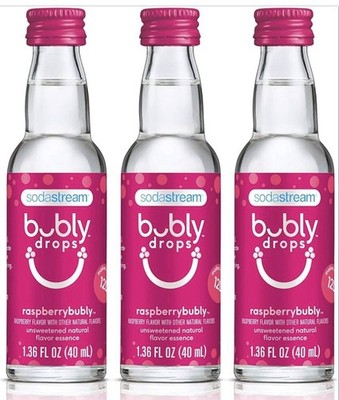 SodaStream - Bubly Drops - Raspberry - THREE PACK