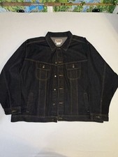 Wrangler Rugged Wear Mens Dark Wash Denim Trucker Jacket Wrangler Rugged Wear Mens Dark Wash Denim Trucker Jacket