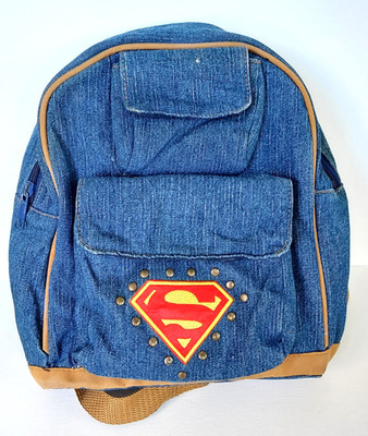 Supergirl denim backpack