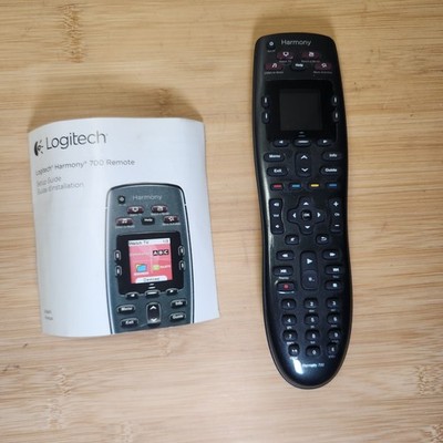 Logitech Harmony 700 Universal Remote Control Color Screen & Instructions Tested
