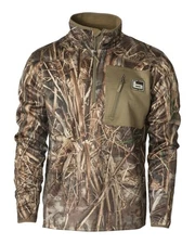 Banded Mid-Layer 1/4 Zip Fleece Pullover - Realtree MAX7 - Medium
