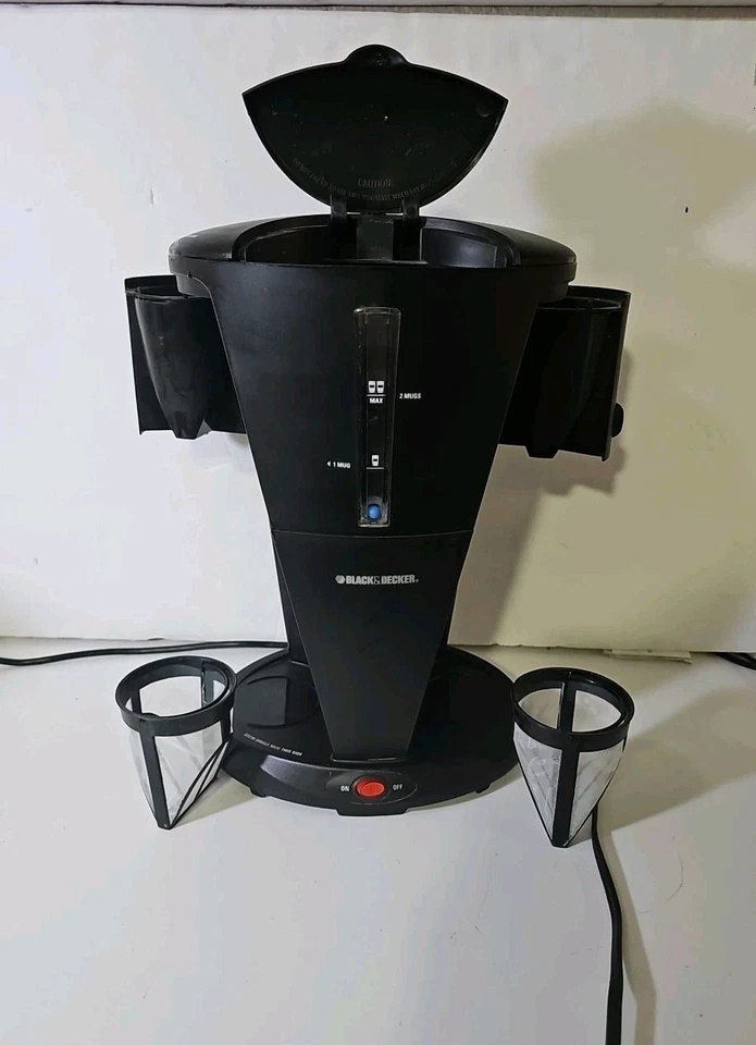 Black & Decker Dual Coffeemaker Double Personal Cup Coffee Machine. DDCM200.  - Image 2 of 4