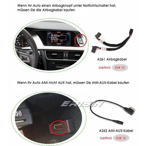 8,8" IPS 8-Kern Android 14 DAB+ Autoradio Für Audi A4 Navi 64GB CarPlay 4G BT5.0 - Bild 10 von 24