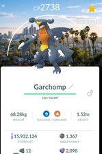 Shiny Garchomp Los Angeles Hintergrund🔥 Pokemon Trade Go