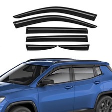 Rain Guards Compatible with Jeep Compass 2017 2018 2019 2020 2021 2022 2023 2...