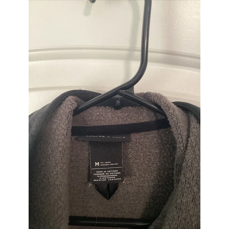 Толстовка с капюшоном для мальчиков Burton Oak средний размер черная на молнии двусторонняя с графическим принтом - Изображение 2 из 3