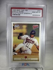 PSA 10 Gem DARYLE WARD 1996 Best Rookie Card #18 Fayetteville Generals Minor. rookie card picture