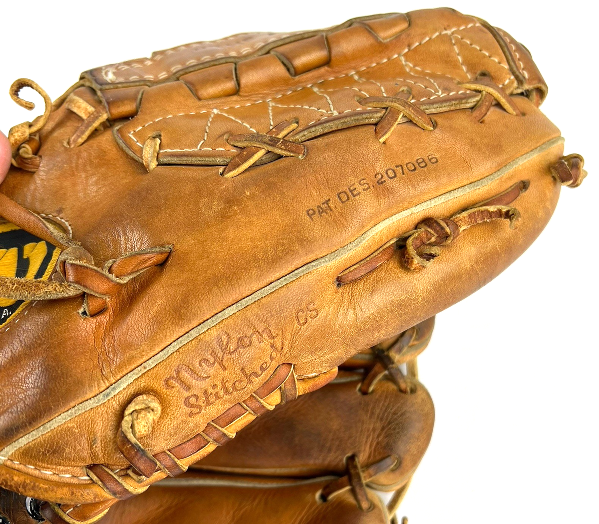 Wilson　A2000 米国製 Made in USA Vintage 1980s Wilson A2000 - L Baseball Glove Dual Hinge RH