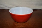 Vintage PYREX 402 1 1/2 Quart 7 1/4" Red Mixing Nesting Bowl
