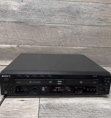 Sony RCD-W500C 5-Disc CD Changer Recorder | Deck A Doesn t Open | Parts/Repair