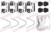 Quick Brake ZubehöRsatz Scheibenbremsbelag Passend FüR KIA Picanto JA 1.2