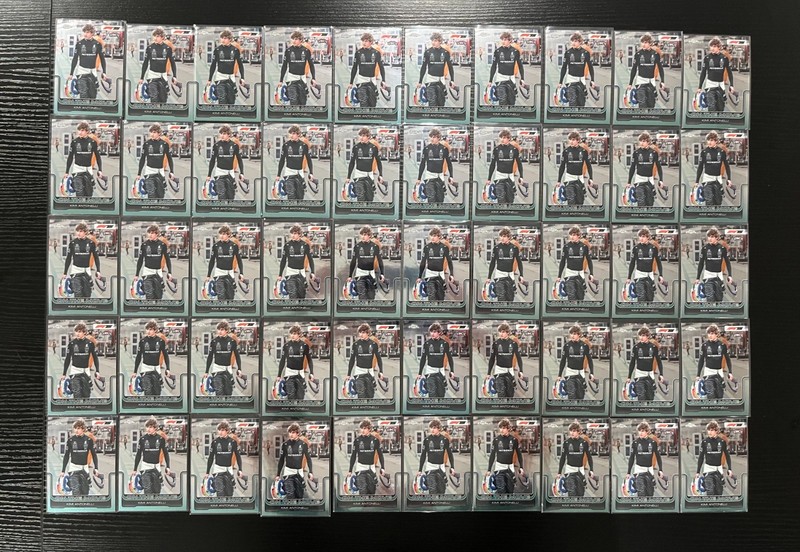 2025 Topps Chrome F1 Kimi Antonelli RC Rookie On The Move #185 (50 Card Lot)