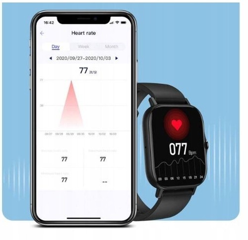 Smartwatch Damski Męski z funkcją telefonu Zegarek na rękę do iPhone Samsung Huawei - Zdjęcie 5 z 8