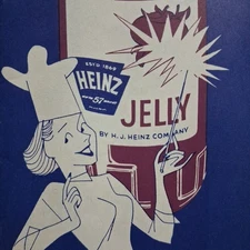 Heinz Jellies Recipe Tricks Cook Book Vintage MCM Jelly Sauce Fruit