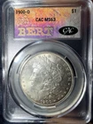 1900-O Morgan Silver Dollar CAC MS63 - Brilliant Luster - New Orleans - BERT