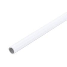 White PVC Rigid Pipe 7mm ID 9mm OD 12" High Impact, White